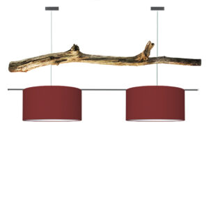 houten hanglamp red