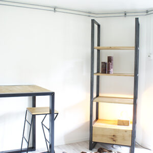 kast industrieel eiken metaal