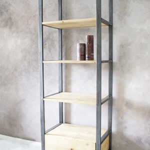 kast industrieel eiken metaal